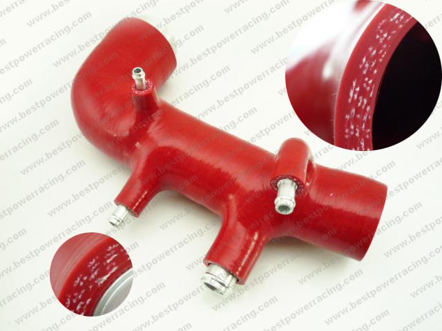 98 99 00 subaru impreza wrx sti gc8 silicone intake hose pipe tube v5-v6 red