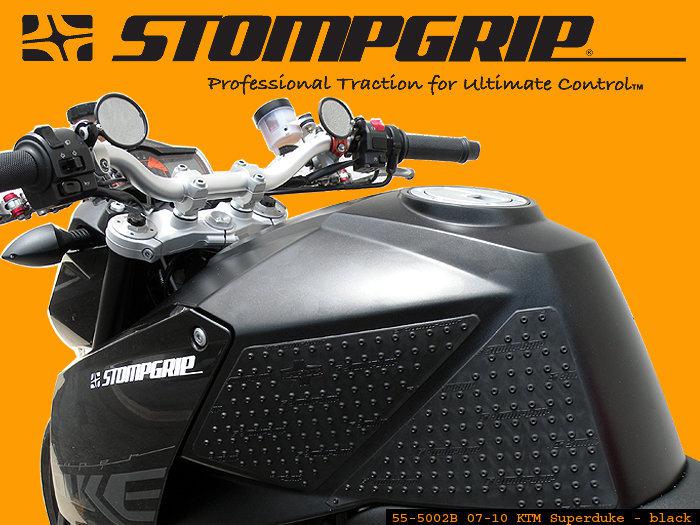 Stomp grip traction pad tank kit ktm superduke 990 2007-2012 / black