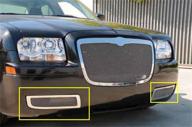 T-rex grilles 55472 upper class; mesh bumper grille insert 05-10 300