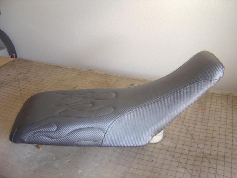 Honda trx 400ex embosed flame motoghg seat cover#ghg16410scptbk16509