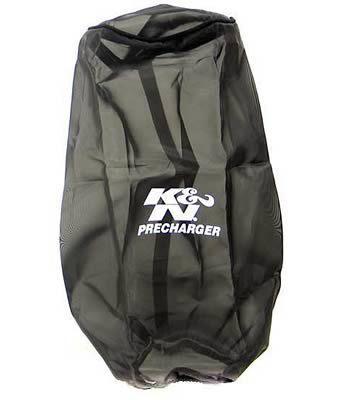 K&n 22-8034pk air filter wrap precharger polyester black conical ea