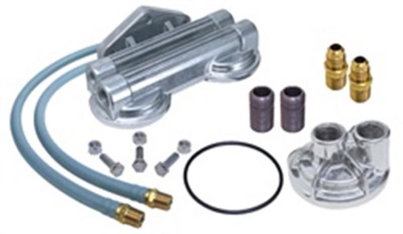 Trans-dapt performance products 1227 dual oil filter relocation kit