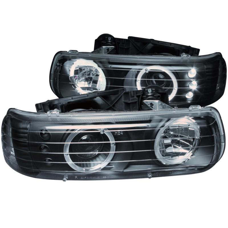 Anzo usa 111189 headlight assembly; projector w/halo