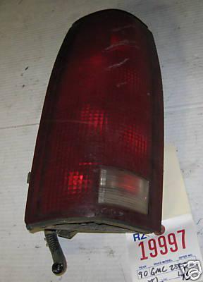 Chevrolet/gmc 90-99 pickup suburban tail light/lamp lh