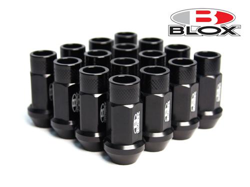 Blox lug nuts nut nissan infiniti subaru g35 350z wrx sti /12x1.25 /black /qty20