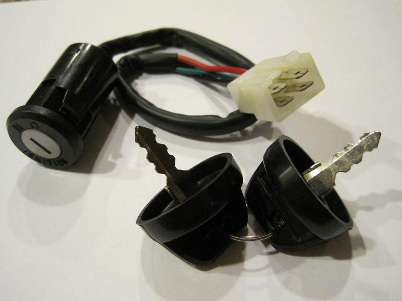 Power on/off switch,ignition switch for 50,90,110,125cc atv,4 wires,big female