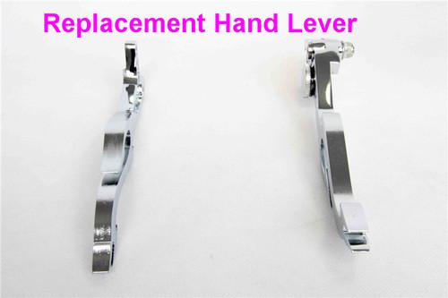 Chrome brake clutch flame lever fit suzuki gsxr 600 750 katana 750f sv650 sv650s