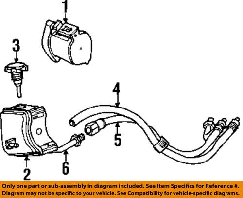 Saturn oem 22714174 steering pressure hose/power steering pressure hose