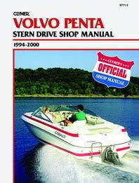 Volvo stern drive boat shop service repair manual 5.0 4.3 gl 5.7 gi sx duo prop