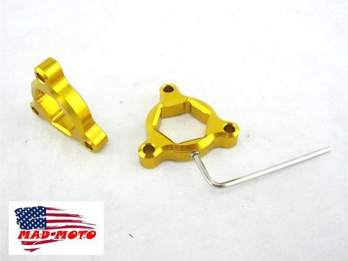 Mad moto 19mm gold preload adjuster a honda ducati bmw kawasaki suzuki yamaha