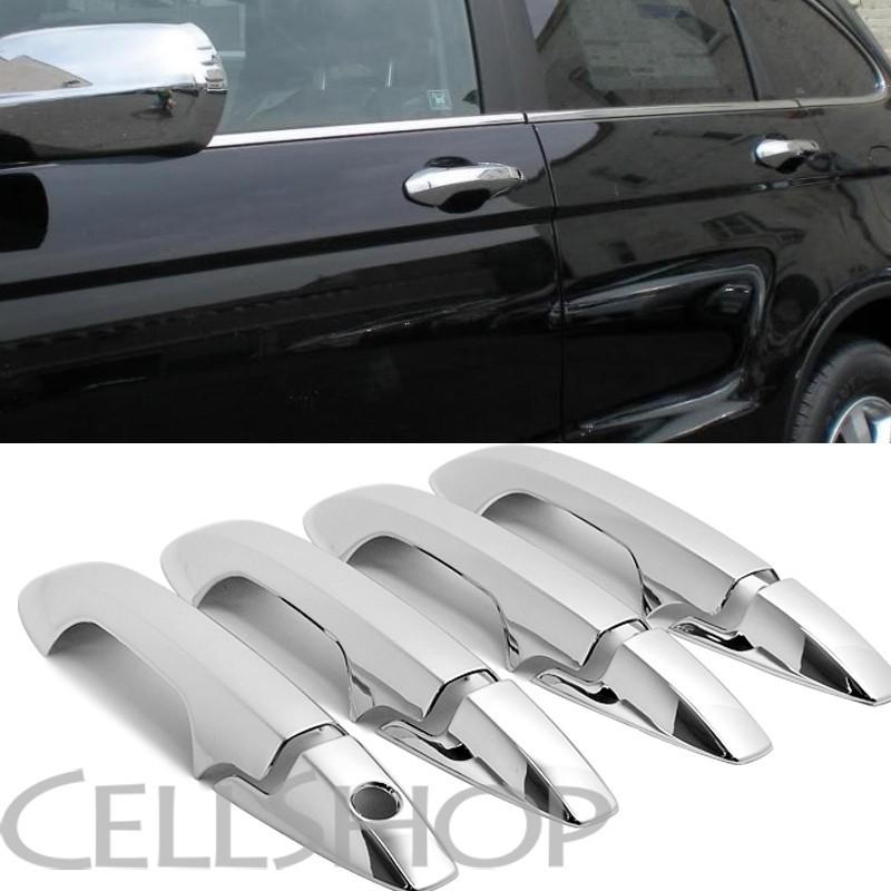 07-11 honda cr-v sport utility triple chrome plated door handle cover front rear