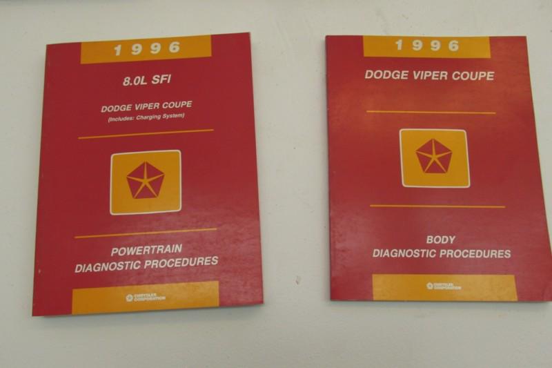 1996 dodge viper 8.0l body & powertrain diagnostic oem factory service manual