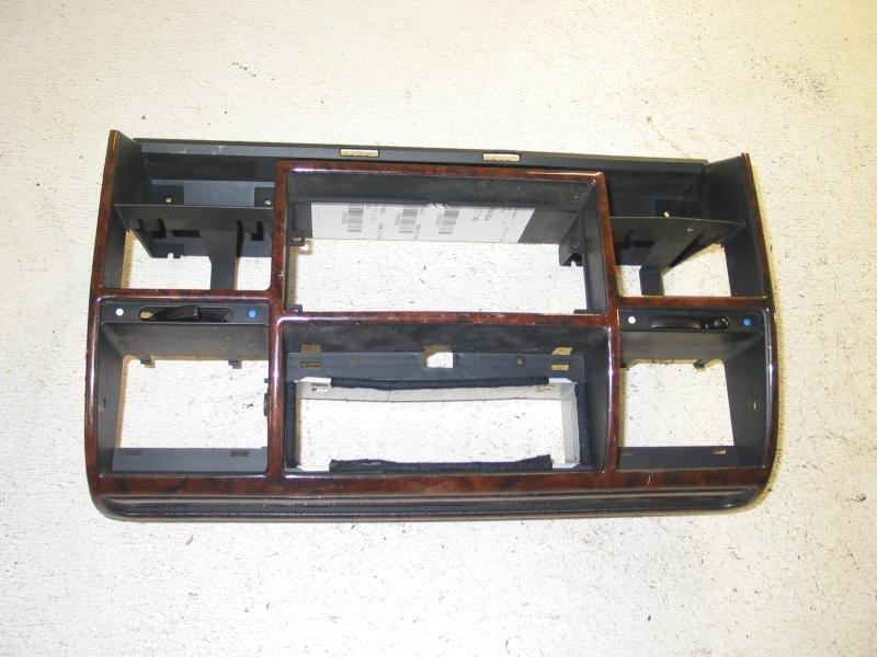 04 land rover discovery dash bezel radio climate surround w wood  30009