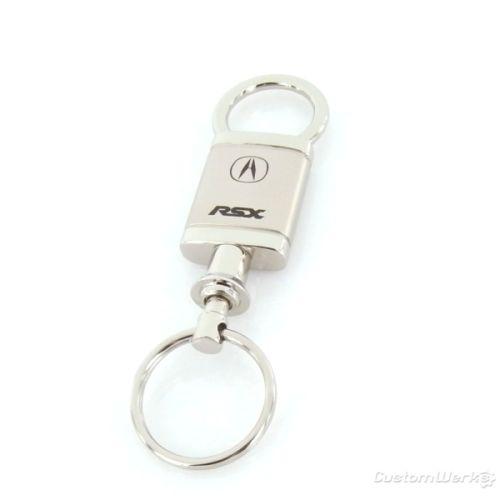 Acura rsx satin chrome premium valet keychain - new!