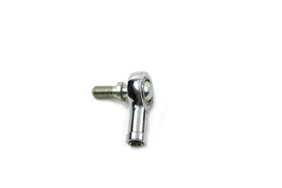 Chrome self aligning shifter rod end w/stud for harley-davidsons