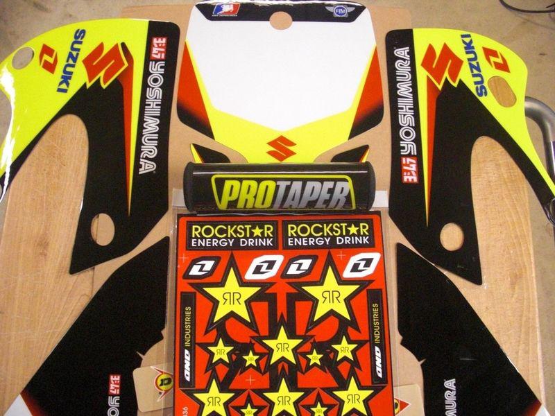 Klx 110 02-09 kx 65 02-12 team suzuki  graphics kit