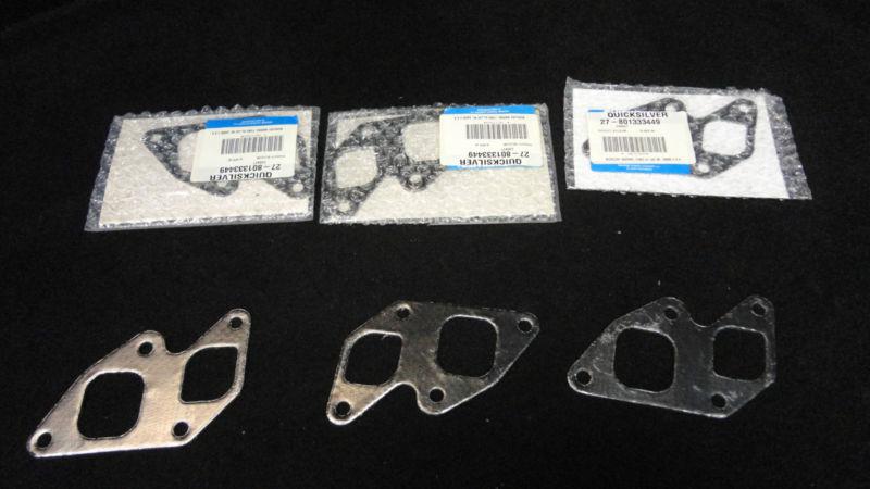 Mercruiser lot of 6: exhaust manifold gasket #27-801333449 1994-1998 sterndrive2