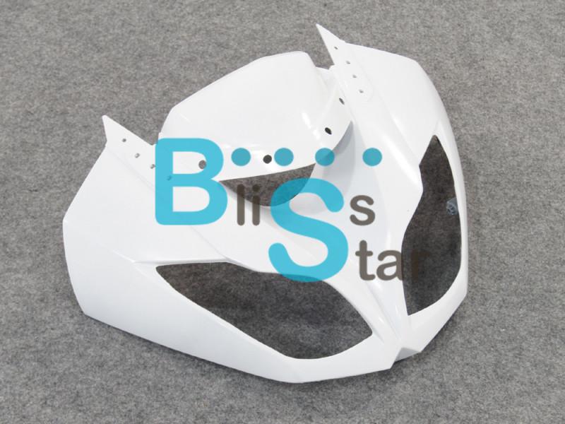 Kawasaki zx6r 2009 2010 front cowling headlight upper nose fairings unpainted