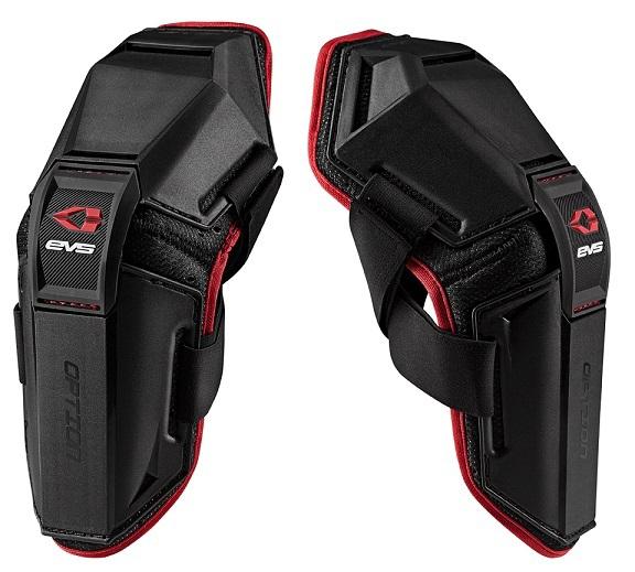 New evs option elbow guards adult elbowguards(pair of 2) black one size