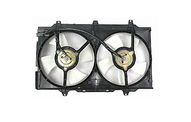 Depo replacement ac condenser radiator cooling fan assy 1989-1994 nissan maxima