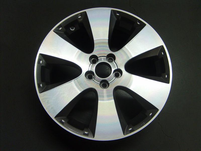 2010-2011 subaru legacy/outback wheel, 17x7, 6 spoke machined/silver