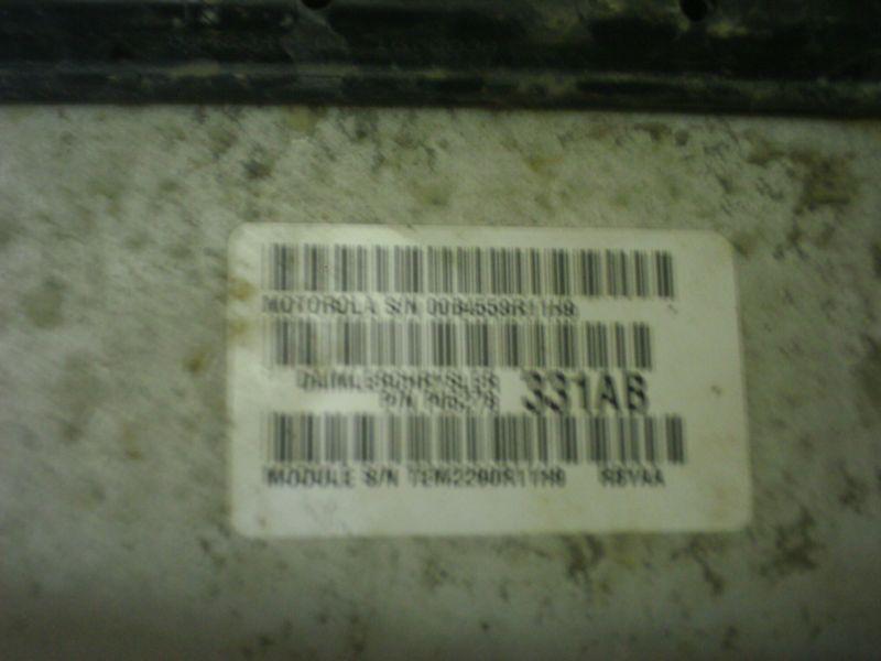 97 dodge ram 1500 2500 engine computer 5.2 auto 4x4  331ab