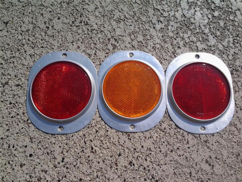 Stimsonite no 12a dot  12mh hot rod reflectors free shipping lot of three!