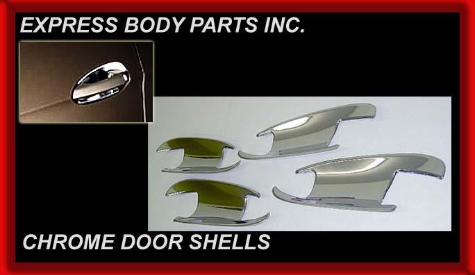 Mercedes w204 c c350 c250 c63 chrome door shell set 2010 2011 2012 cover c300