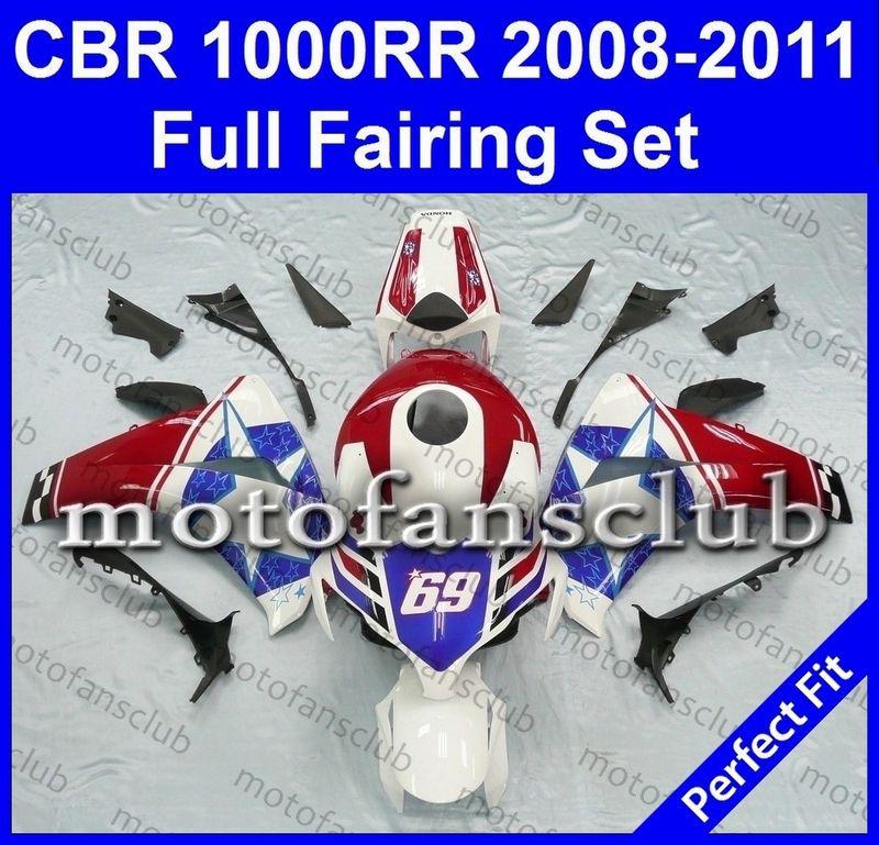 Fit honda cbr1000rr 08 09 10 11 cbr 1000 rr 2008 2009 2010 2011 fairing #18 b