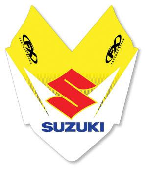 Factory effex front fender graphic kit for suzuki rm80 rm85