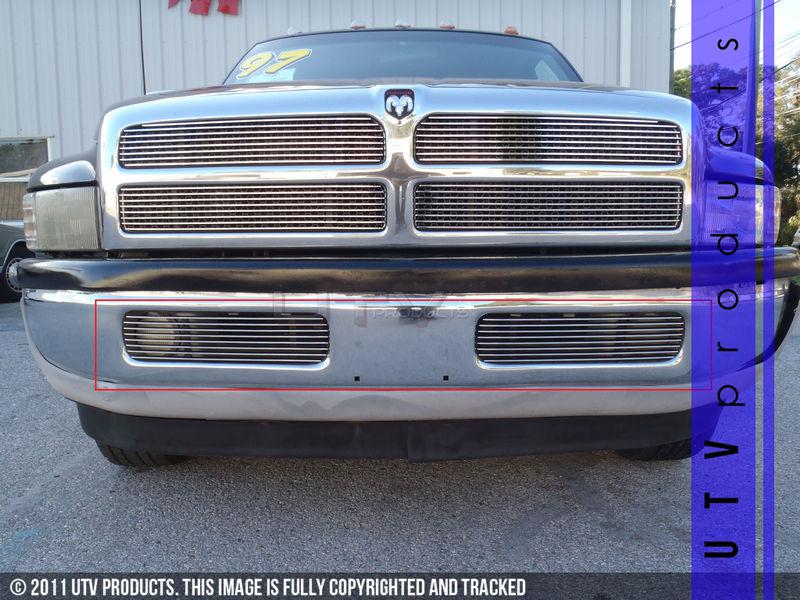 Buy 1994 2001 Dodge Ram 1500 2500 3500 Bumper Billet Grille Kit 95 96