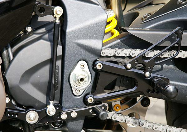 Sato rear set for triumph daytona 675r