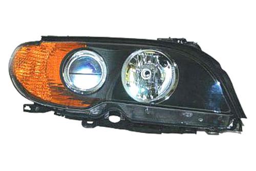 Replace bm2503143 - 2003 bmw 3-series front rh headlight lens housing halogen