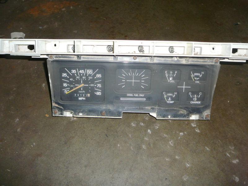 Instrument speedometer cluster 1980-1986 ford truck f150 250 f350 diesel 33k