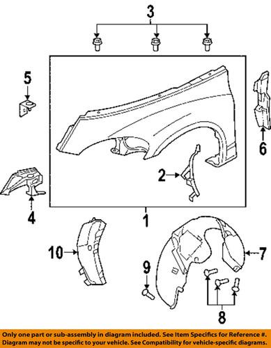 Chrysler oem 5027930aa fender liner