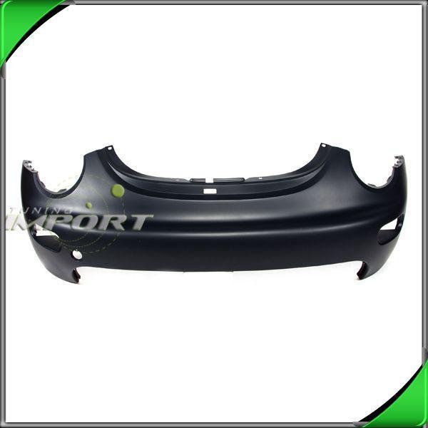 99-05 vw beetle facial primered black gls tdi w/o turbo-s front bumper cover new