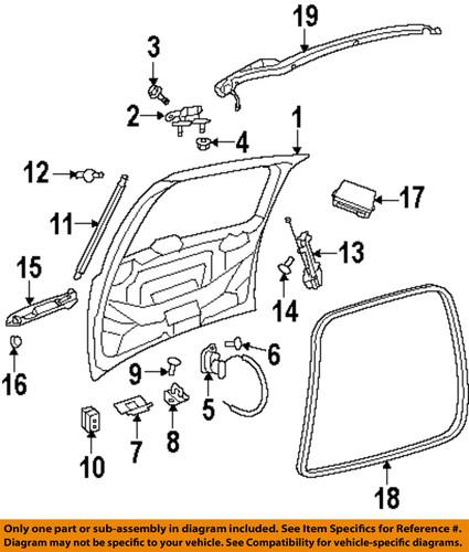 Volkswagen oem 7b0959224b lift gate-sensor