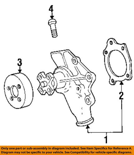 Jeep oem 53007978 water pump-water pump assembly tube