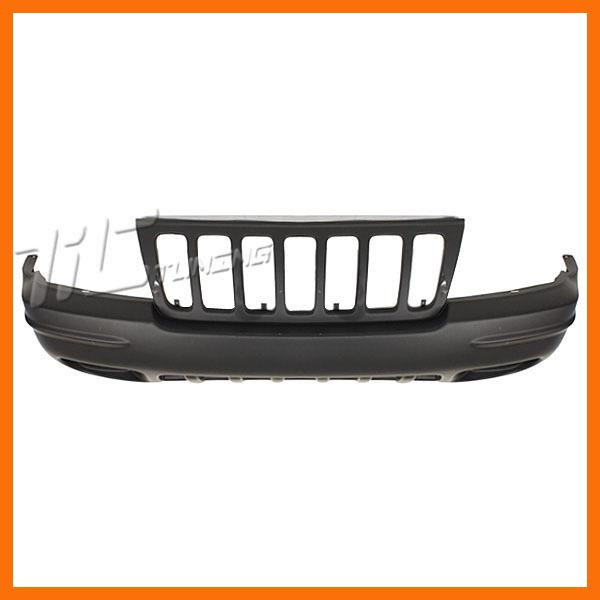 99-00 jeep grand cherokee limited front bumper cover ch1000266 for fog lamp type