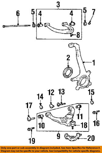 Toyota oem 4861060070 control arm/suspension control arm