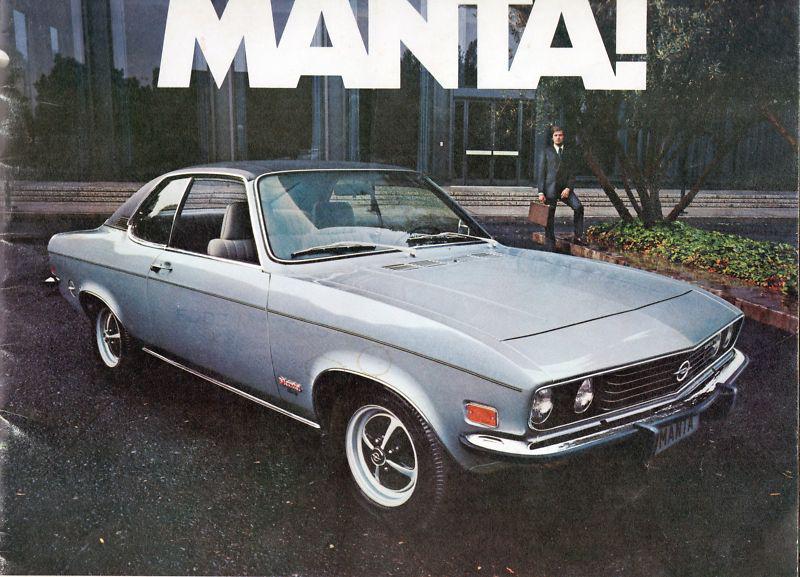 Manta  the 1973 opels luxus  gt wagon 1900 sedans brochure 