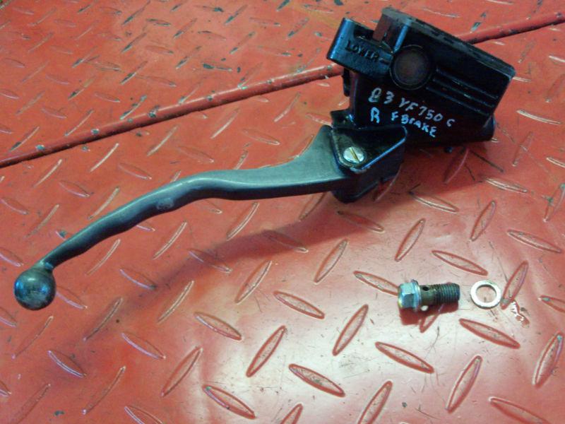 Honda v 45 magna vf 750 c front brake  master cylinder & lever # 45500-mb1-673 