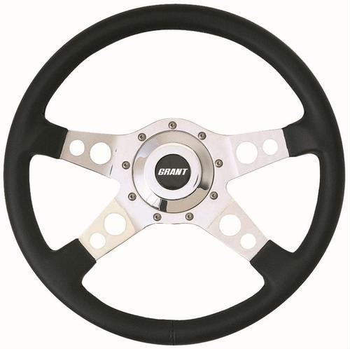 Grant le mans steering wheel 14" dia 4 spoke 3.75" dish 1074