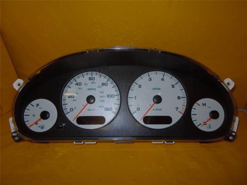 04 town & country speedometer instrument cluster dash panel gauges 75k
