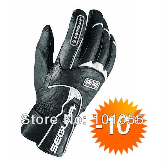 Segura gants paddock gloves cuir moto scooter g-paddock mi-saison homme noir-bla