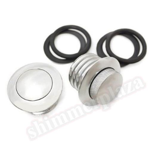 Chrome fuel tank flush pop-up gas caps for harley davidson sportster vented dyna