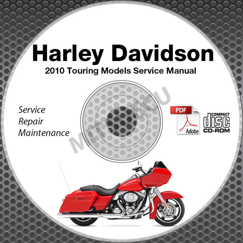 2010 harley davidson street road electra glide king touring service manual cd