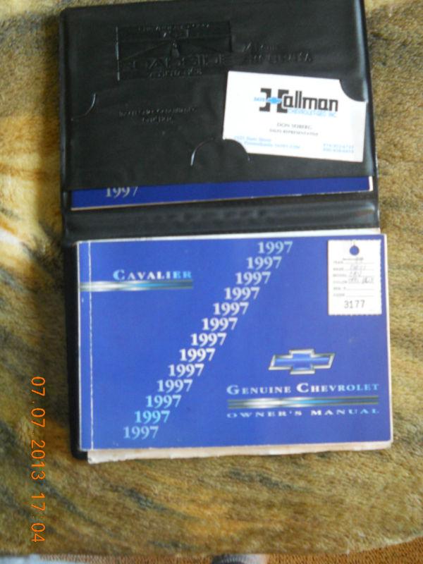 97 cavalier owners manual service guide with case 1 day handling