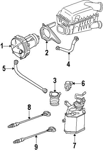 Volkswagen 06a906262bg genuine oem factory original oxygen sensor