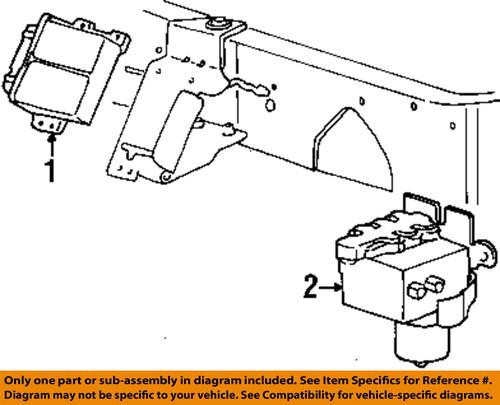 Ford oem 7c2z-2c219-fa abs control module